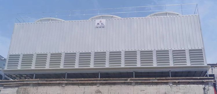 葉縣三臺方形逆流式并聯式冷卻塔500T